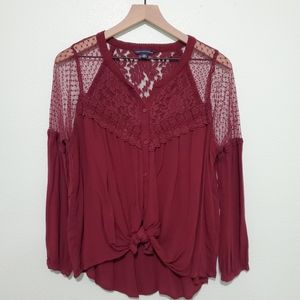 $5 Ship! American Eagle | Lace Blouse